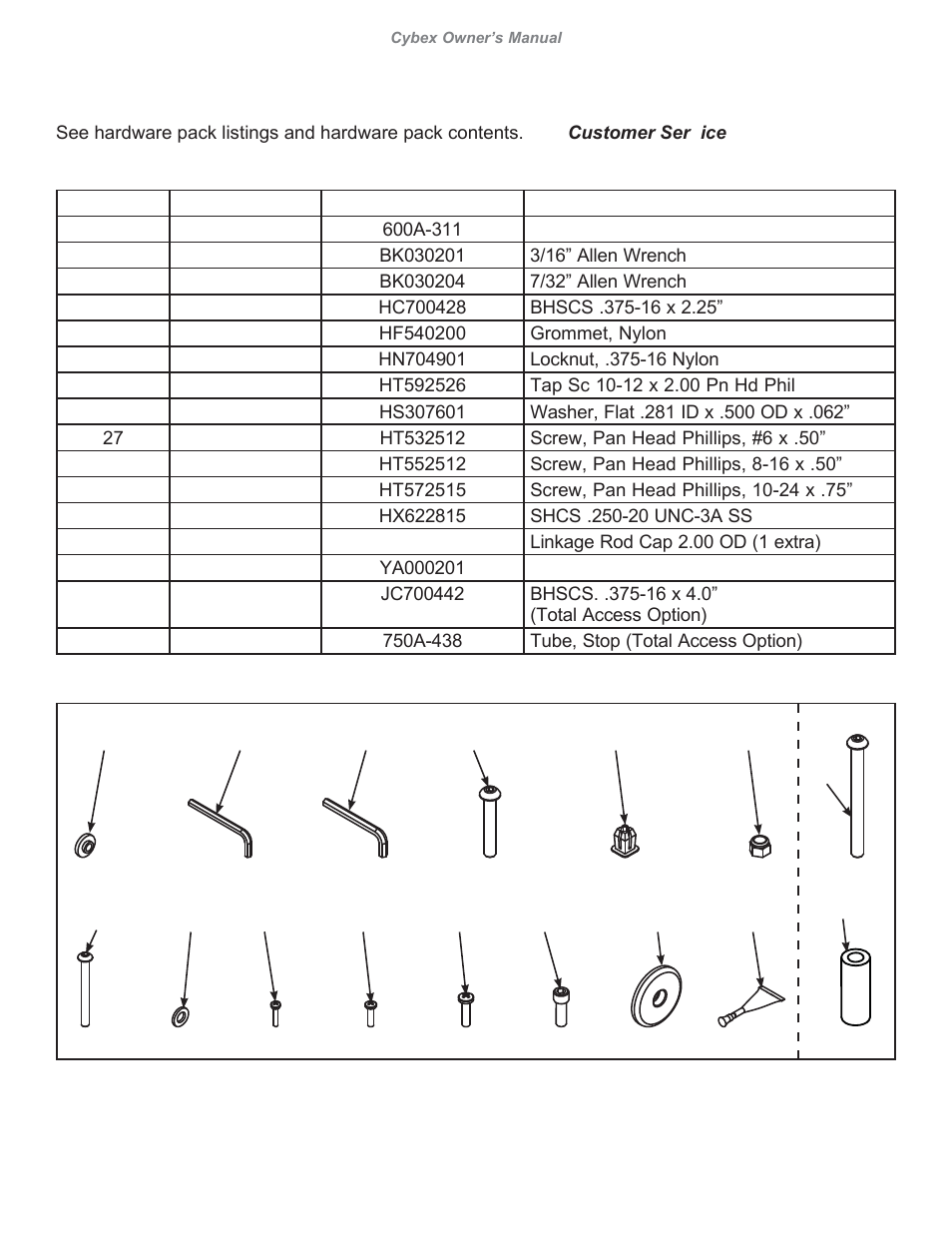 Cybex 626A Arc Trainer User Manual | Page 29 / 94