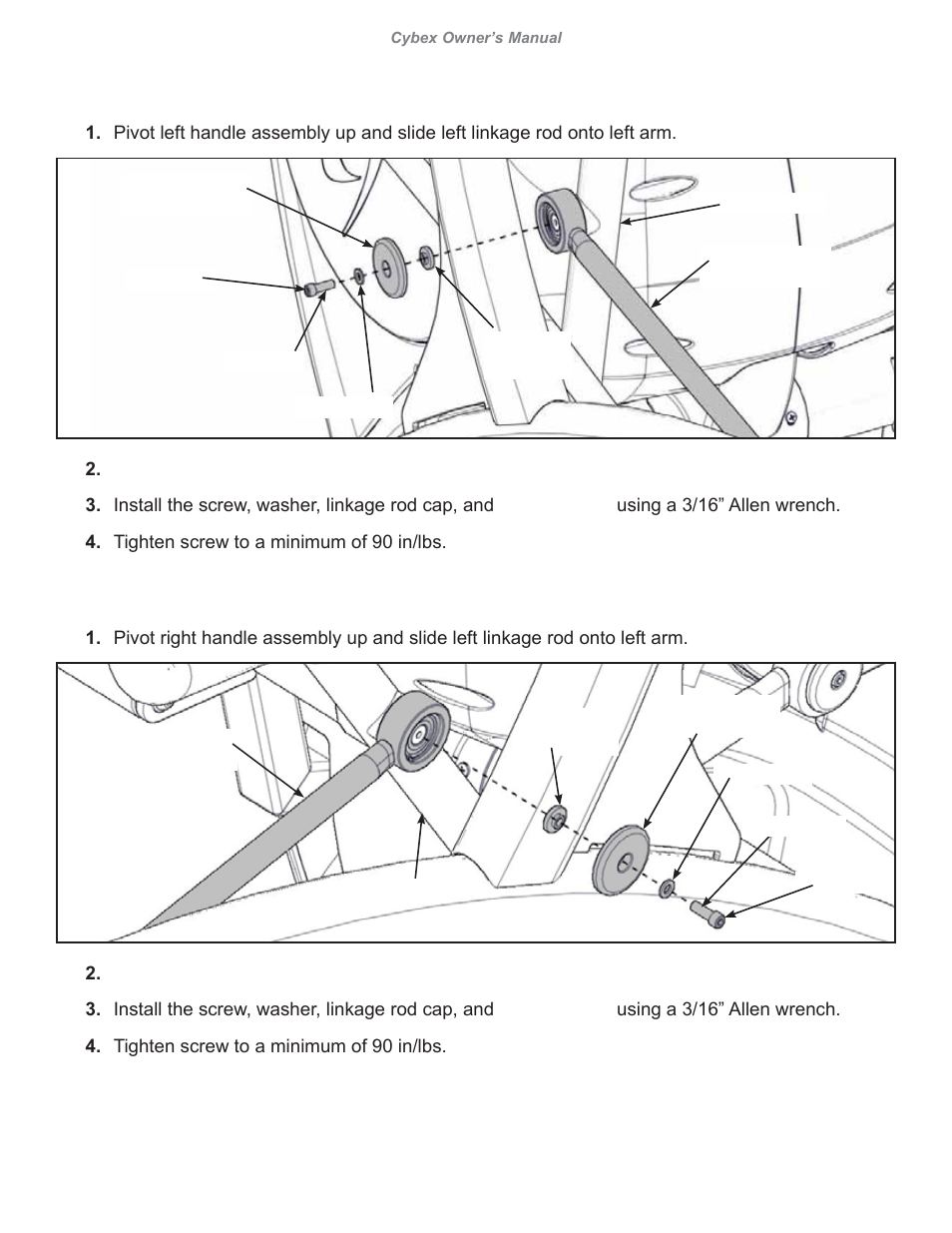 Cybex 626A Arc Trainer User Manual | Page 36 / 94