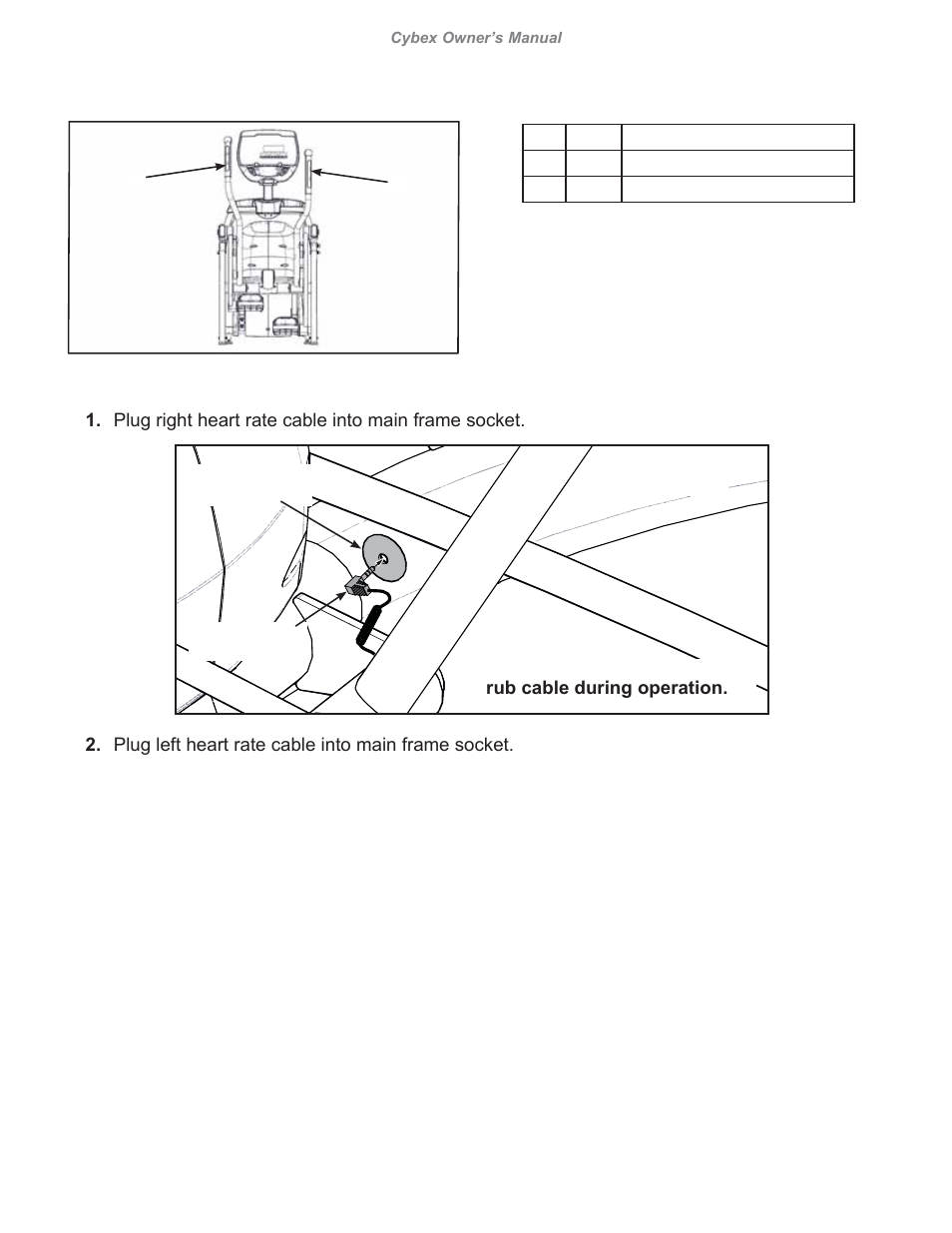 Cybex 626A Arc Trainer User Manual | Page 37 / 94