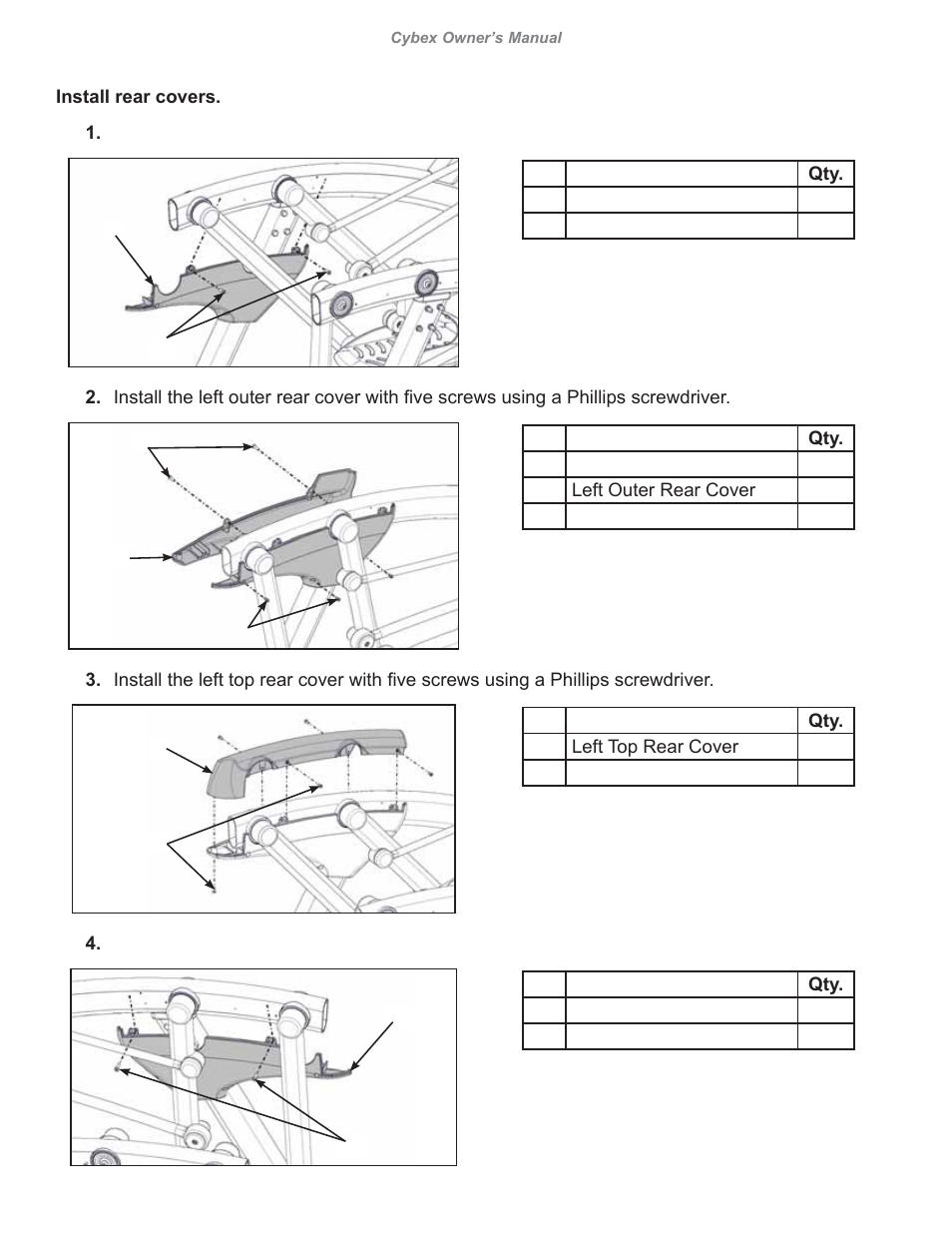 Cybex 626A Arc Trainer User Manual | Page 38 / 94