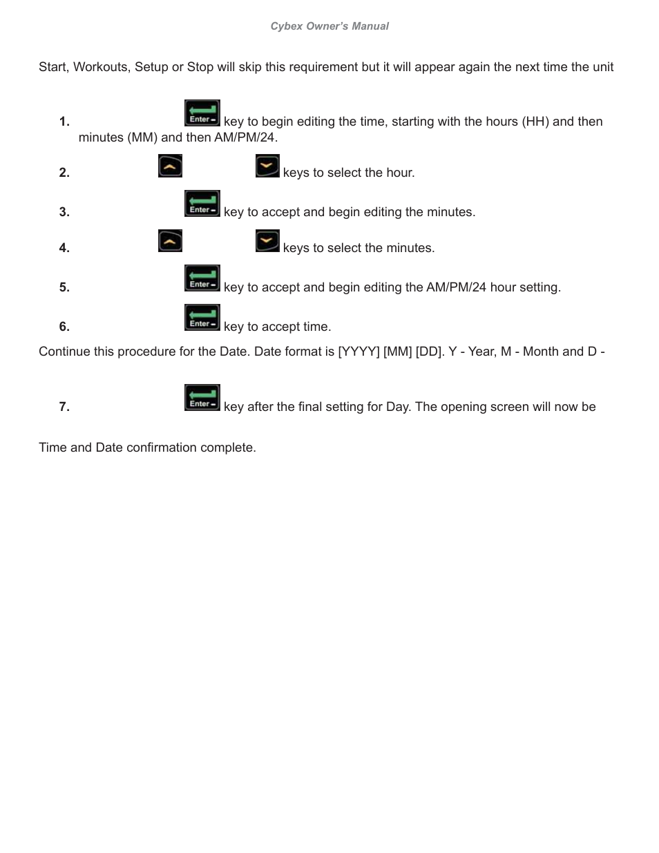 Cybex 626A Arc Trainer User Manual | Page 41 / 94