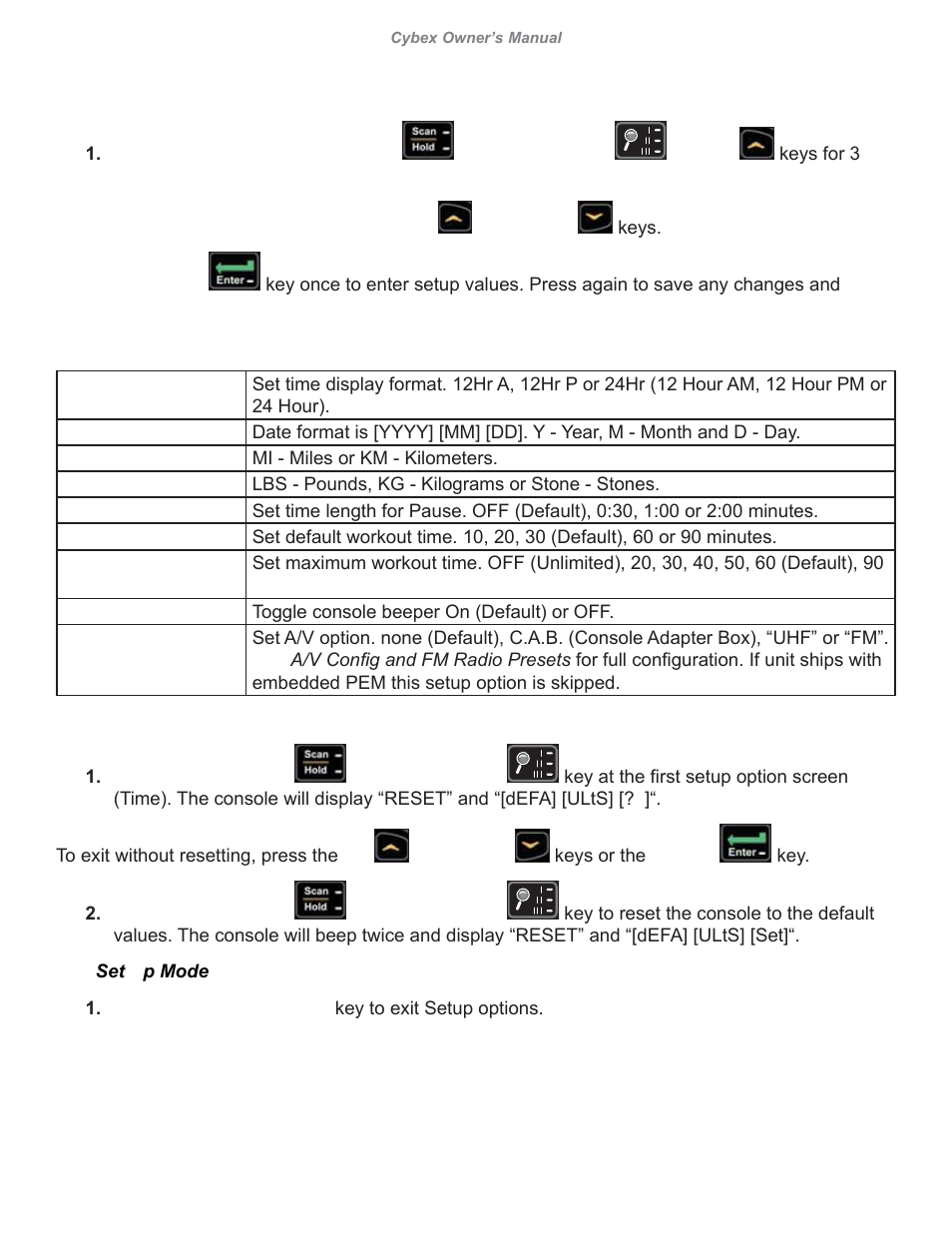 Cybex 626A Arc Trainer User Manual | Page 42 / 94