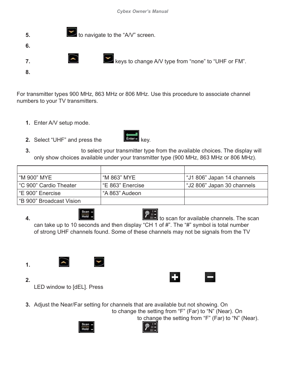 Cybex 626A Arc Trainer User Manual | Page 46 / 94