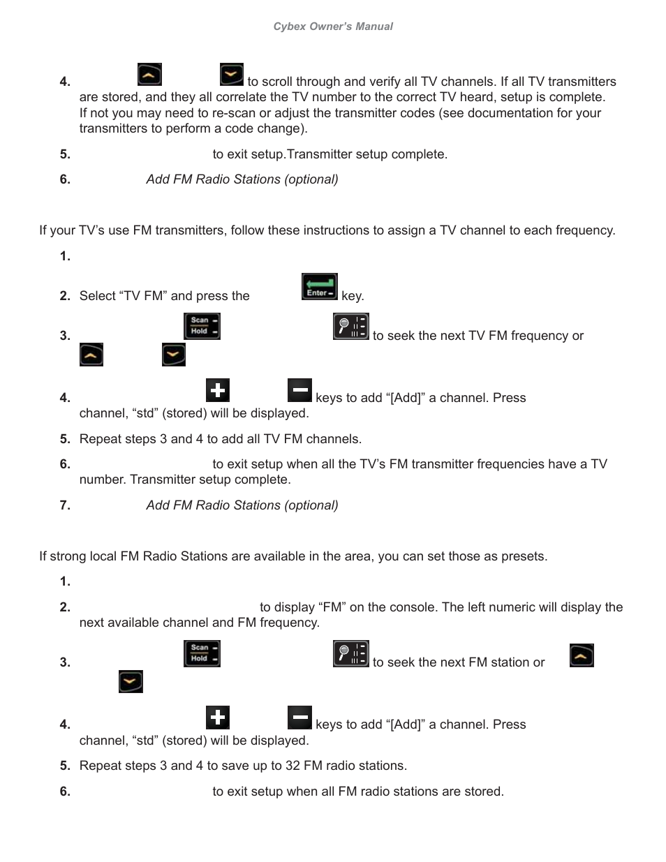 Cybex 626A Arc Trainer User Manual | Page 47 / 94