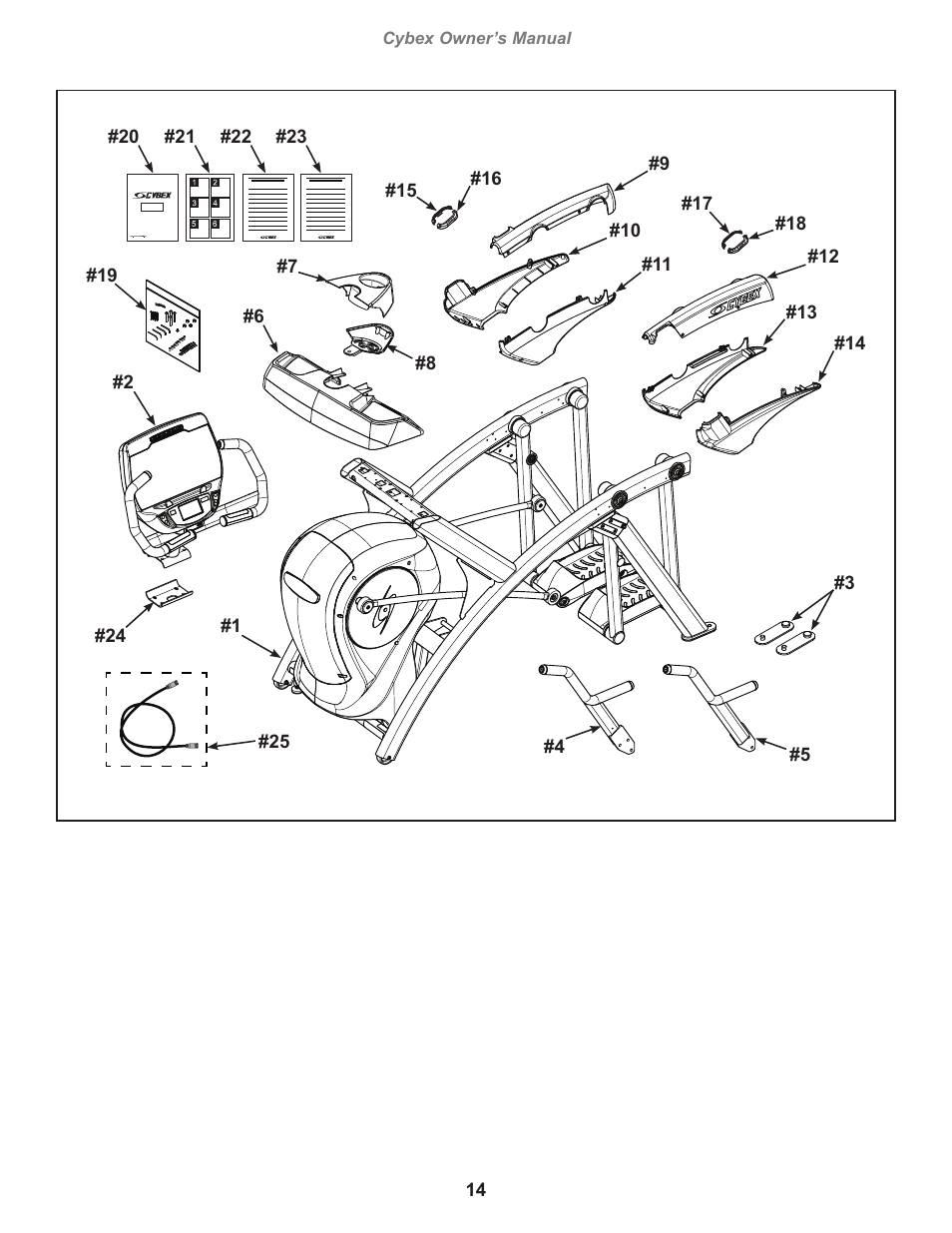 Cybex 770A Arc Trainer User Manual | Page 14 / 96