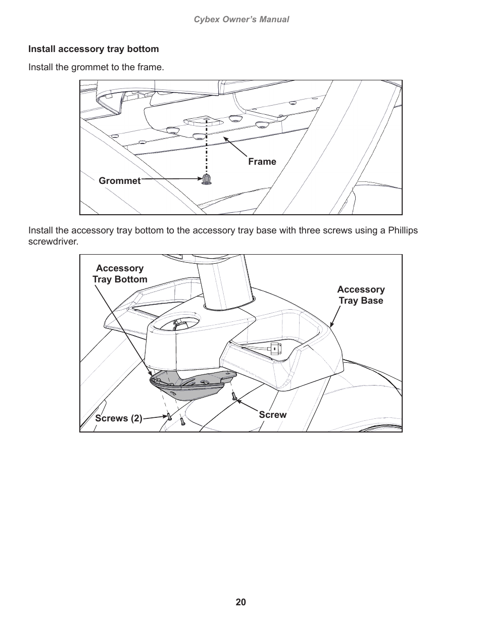 Cybex 770A Arc Trainer User Manual | Page 20 / 96