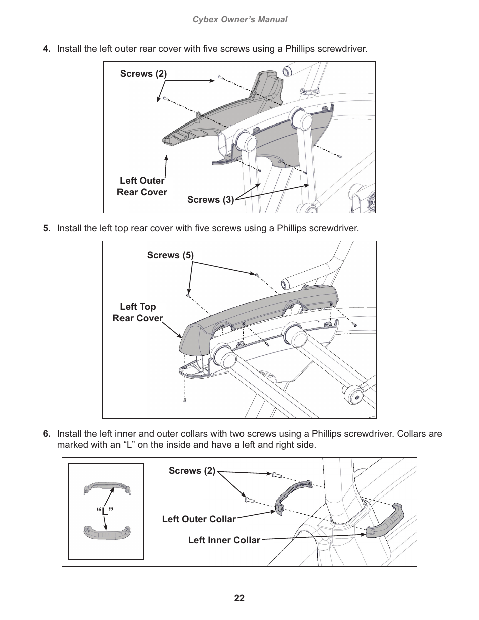 Cybex 770A Arc Trainer User Manual | Page 22 / 96