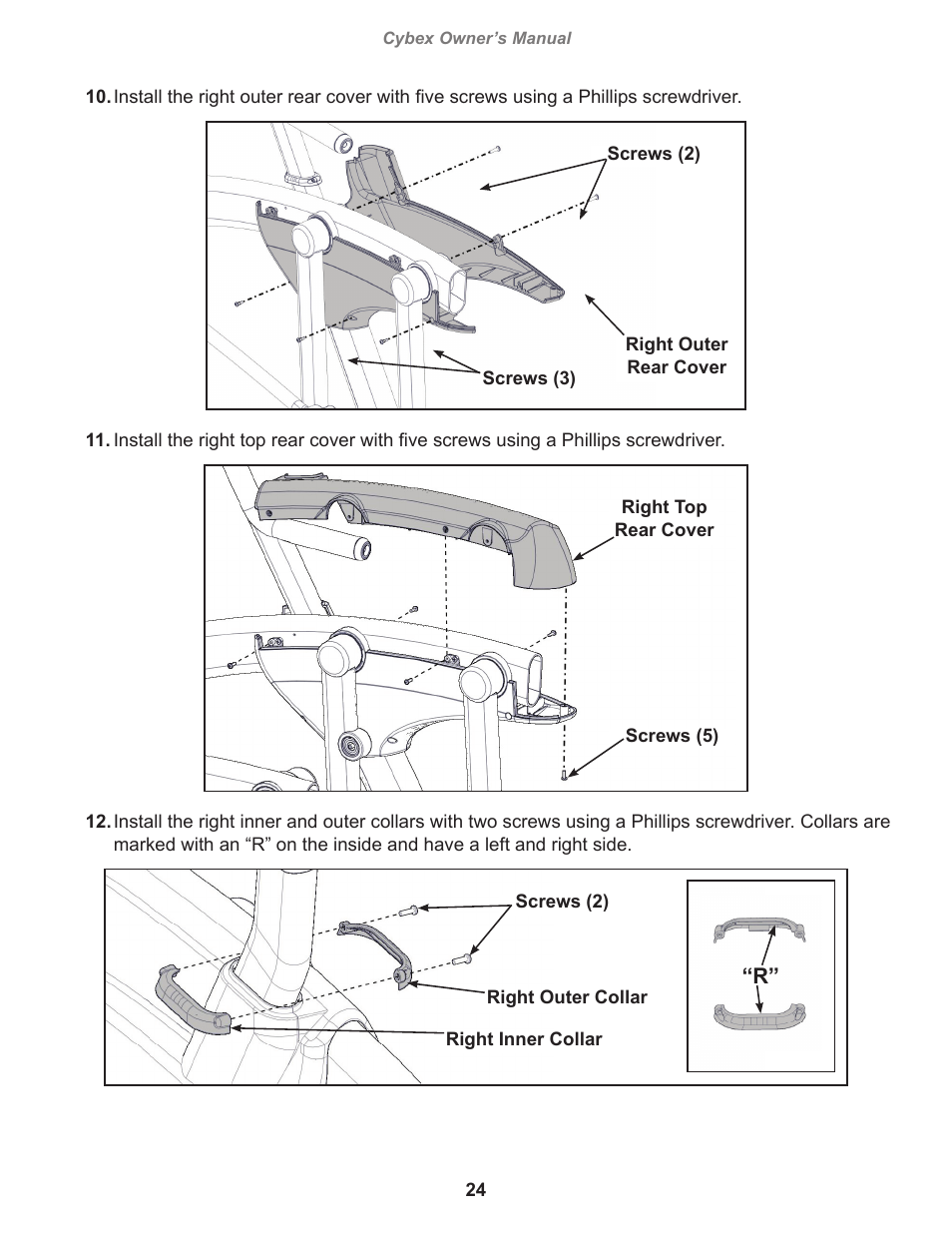 Cybex 770A Arc Trainer User Manual | Page 24 / 96