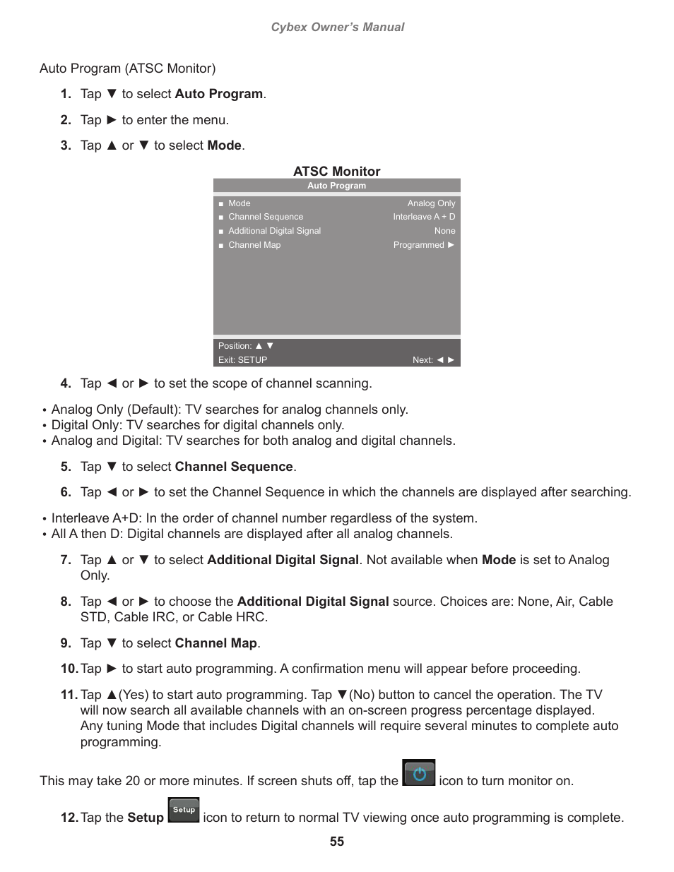 Cybex 770A Arc Trainer User Manual | Page 55 / 96