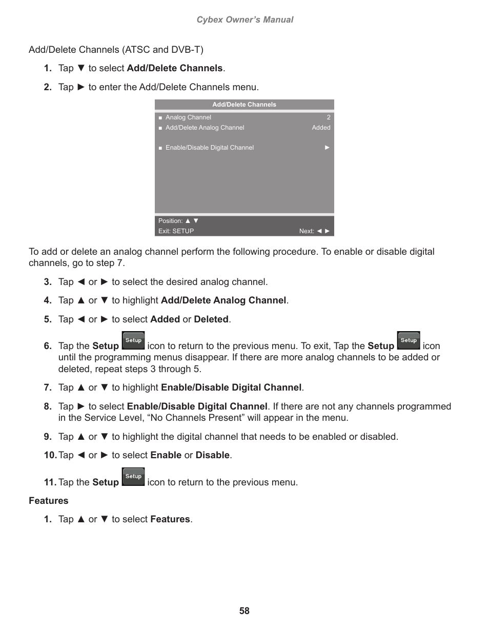 Cybex 770A Arc Trainer User Manual | Page 58 / 96