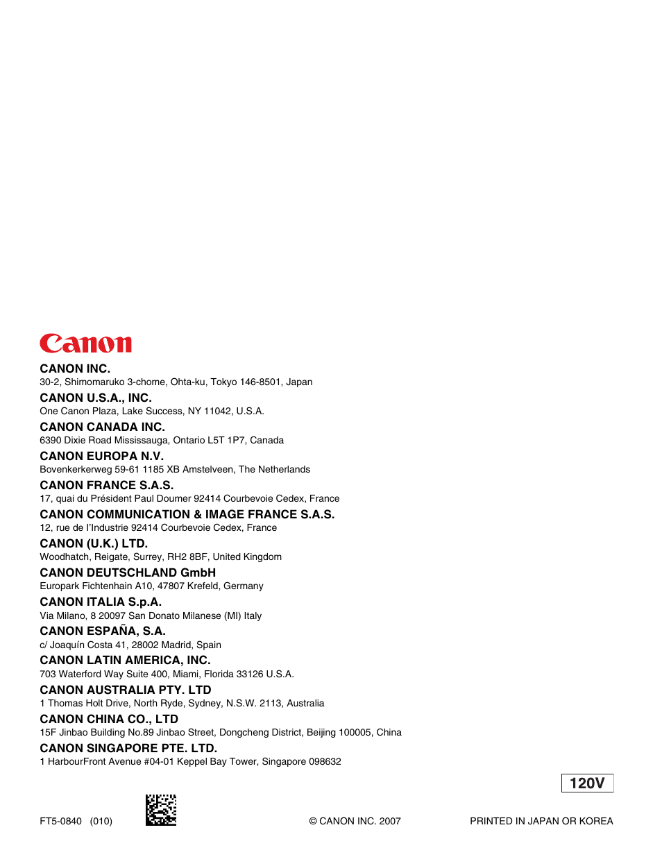 Canon ImageCLASS MF4690 User Manual | Page 22 / 22
