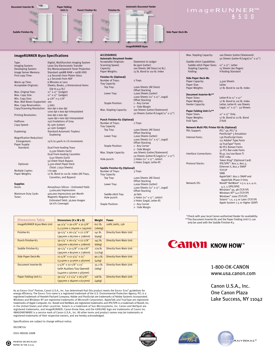 Canon 8500 User Manual | Page 12 / 12