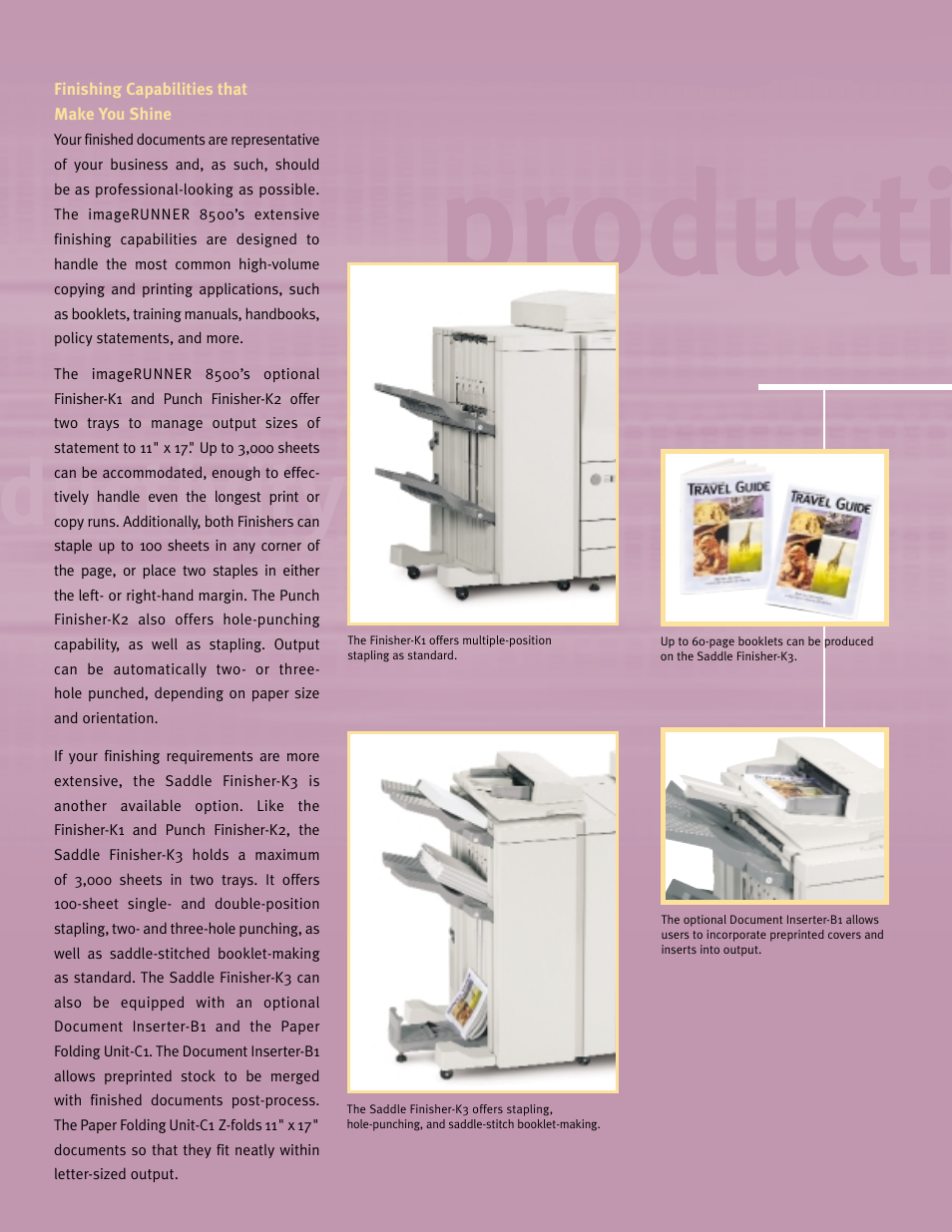 Producti, Ductivity | Canon 8500 User Manual | Page 7 / 12