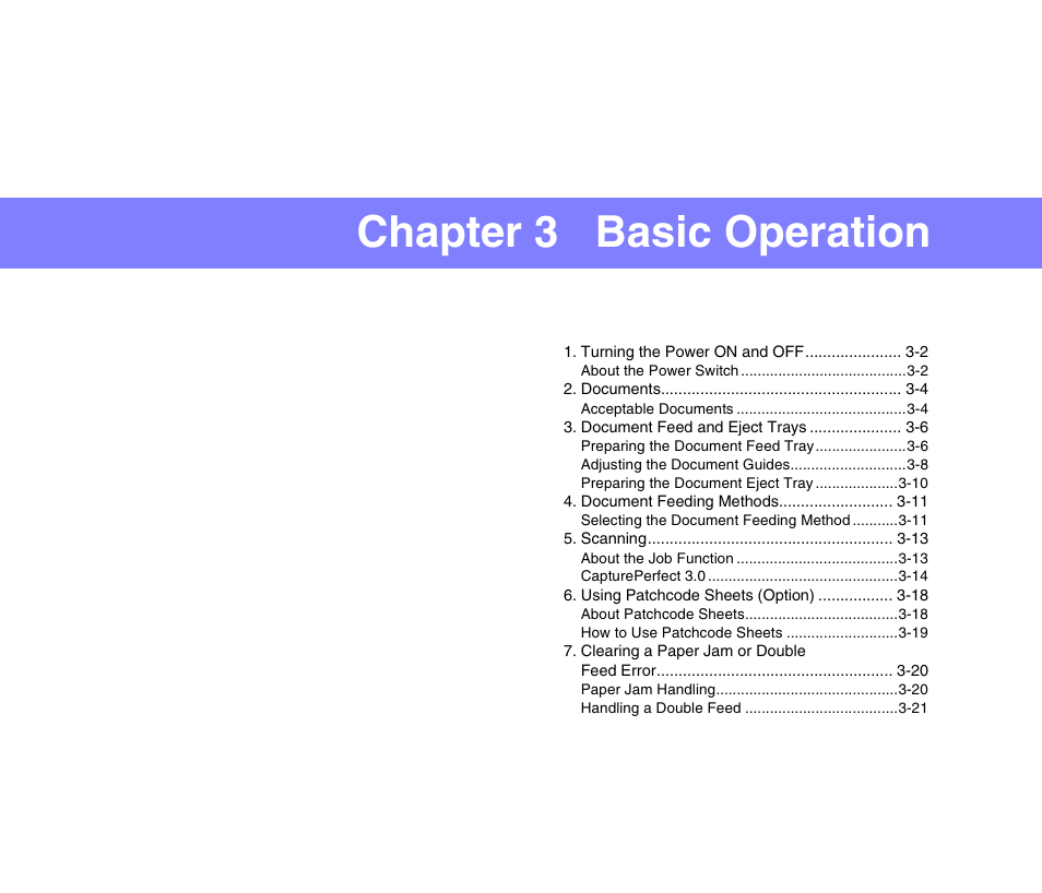 Chapter 3 basic operation | Canon DR-X10C User Manual | Page 31 / 155