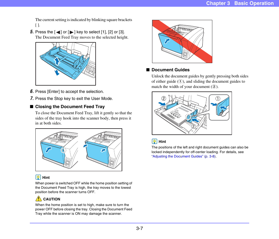 Chapter 3 basic operation | Canon DR-X10C User Manual | Page 37 / 155