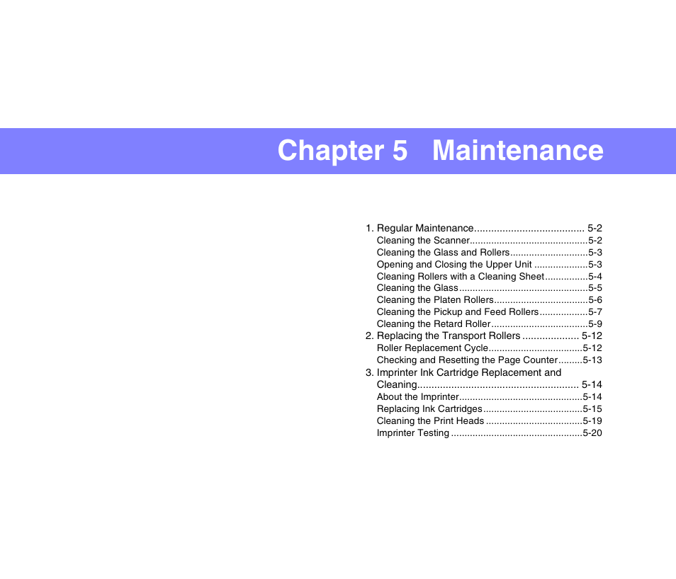 Chapter 5 maintenance | Canon DR-X10C User Manual | Page 66 / 155