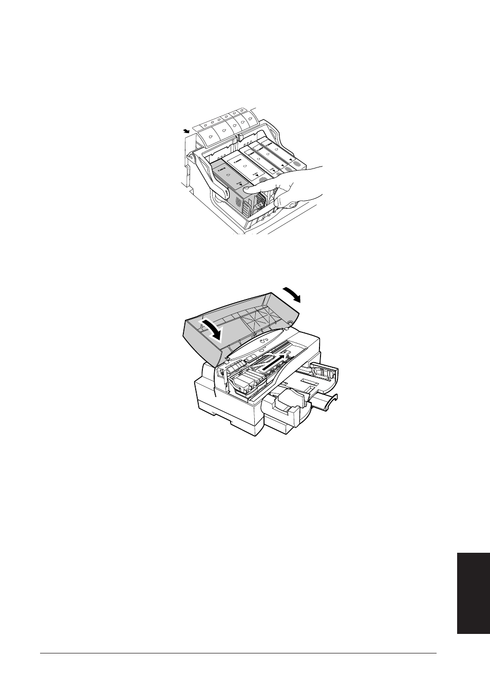 Printer maintenance 103 | Canon BJC-8500 User Manual | Page 108 / 159