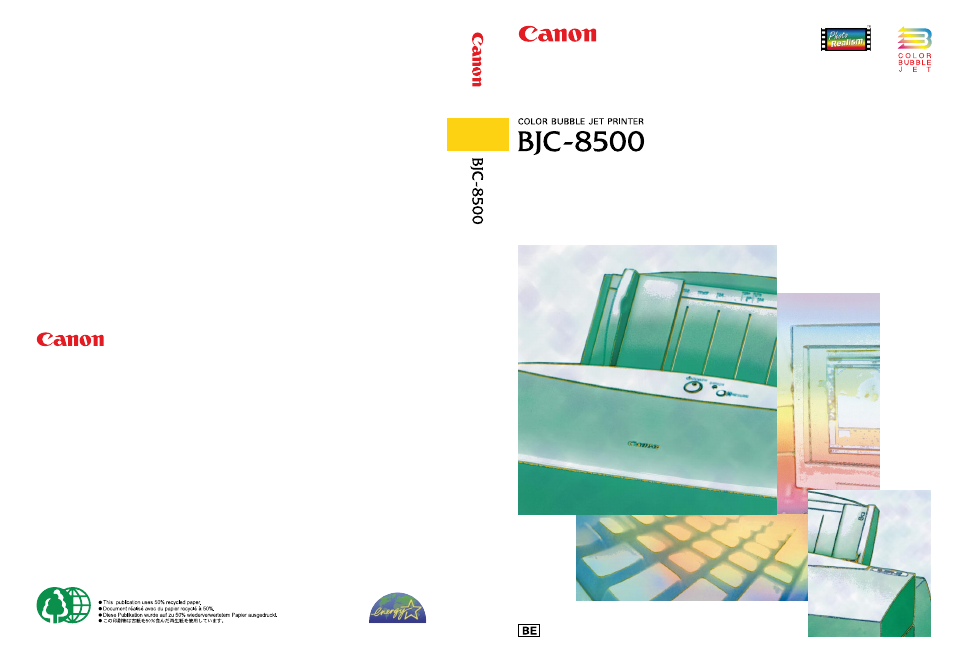 User's manual | Canon BJC-8500 User Manual | Page 2 / 159