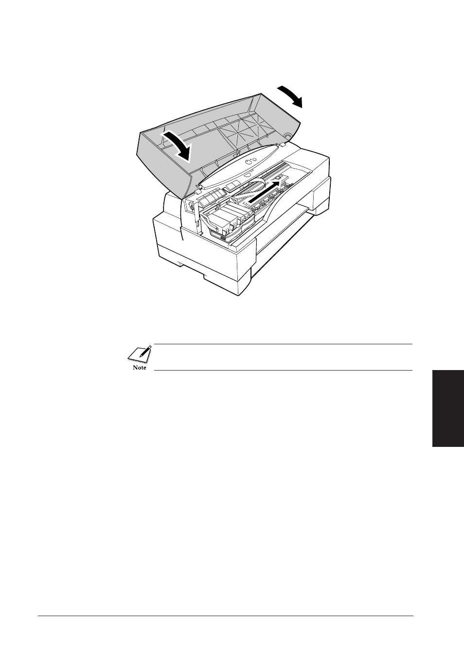Installing and loading the paper cassette | Canon BJC-8500 User Manual | Page 42 / 159