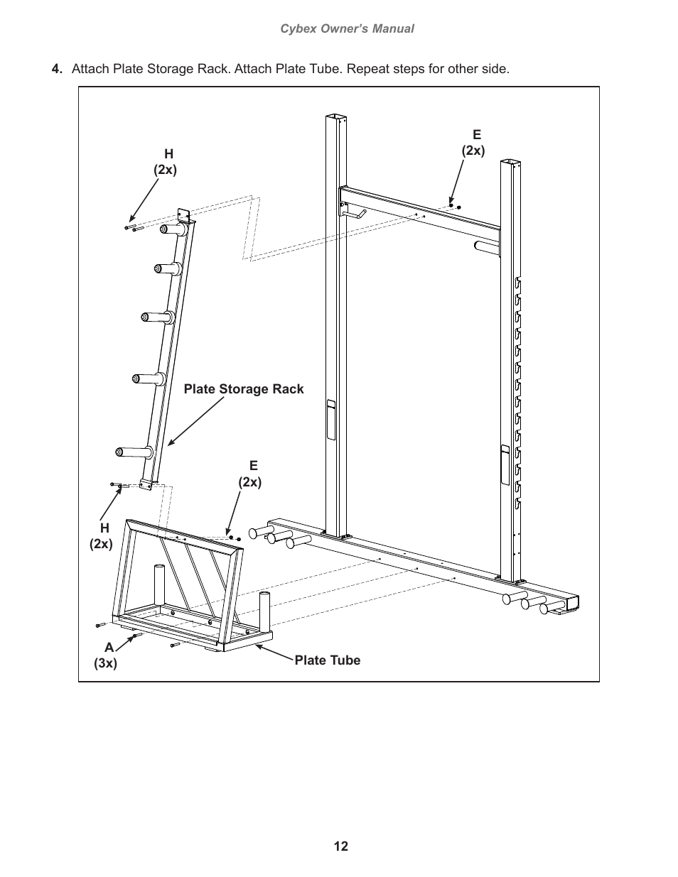 Cybex 19061 Big Iron Combo Bench User Manual | Page 12 / 22