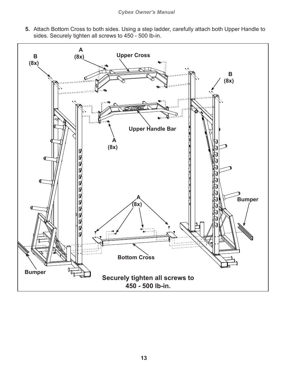 Cybex 19061 Big Iron Combo Bench User Manual | Page 13 / 22