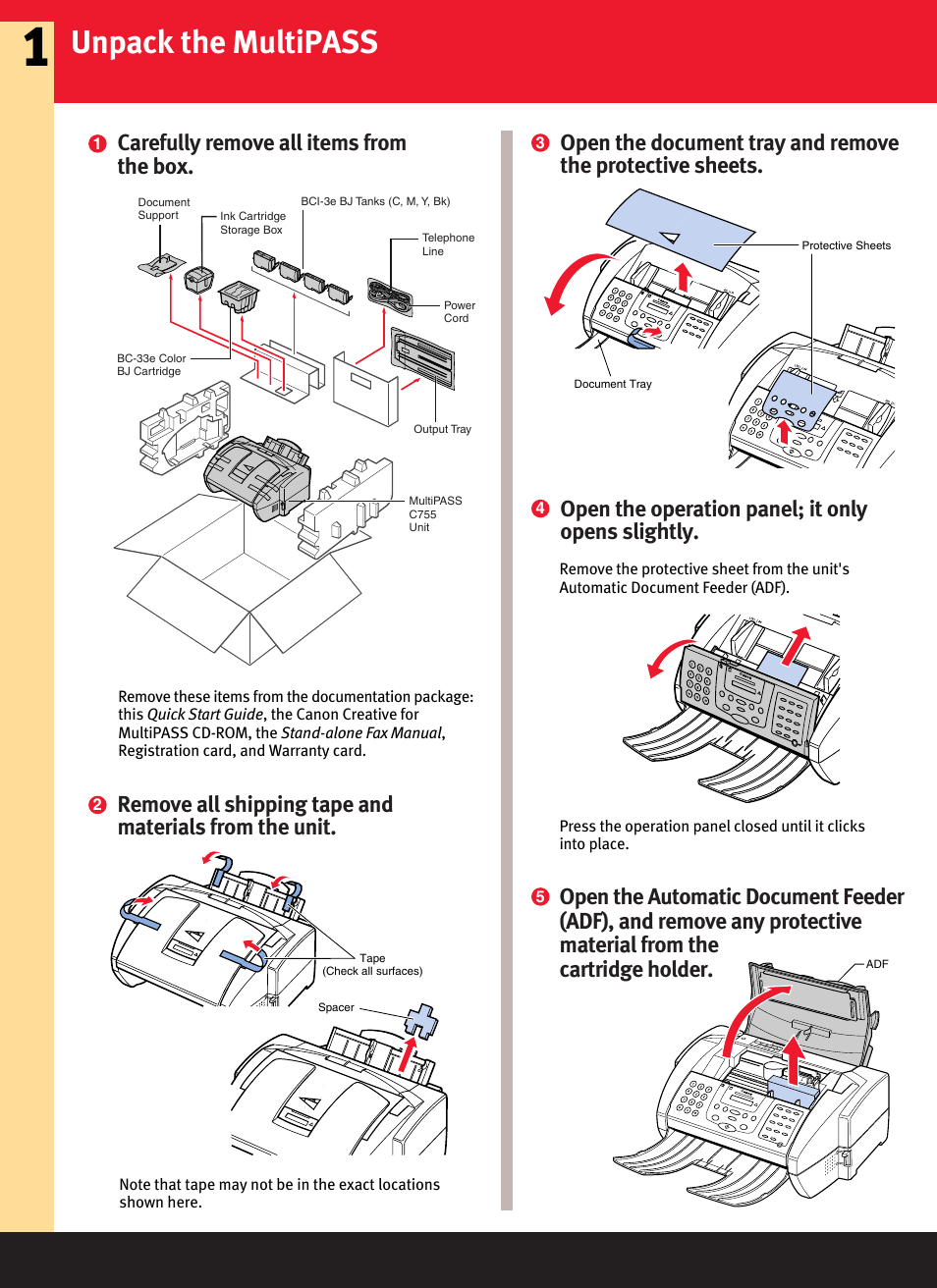 Canon MultiPASS Printer C755 User Manual | 7 pages