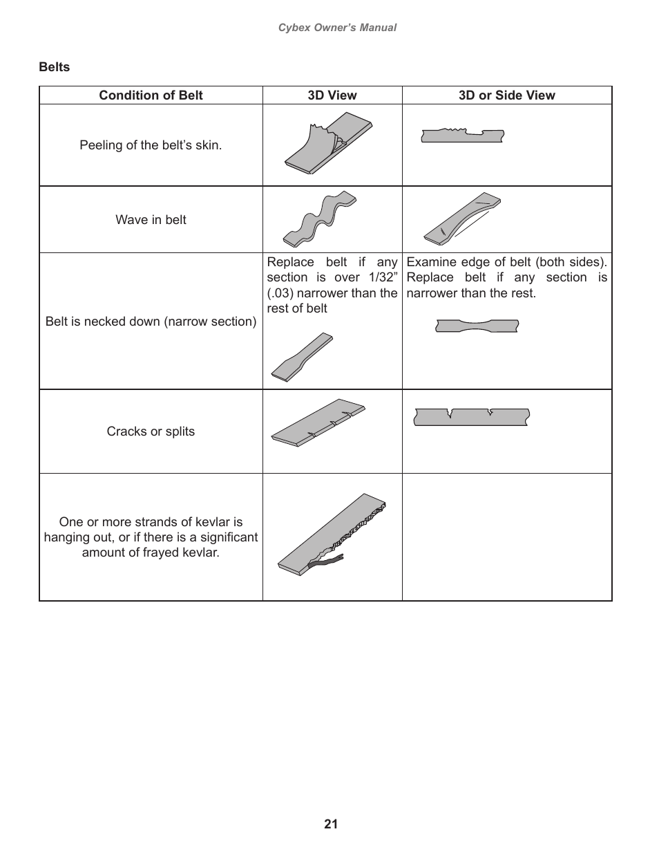 Cybex 18010 Bravo Press User Manual | Page 21 / 28