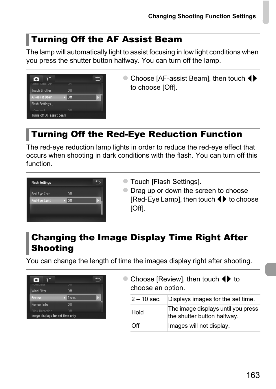 P. 163 | Canon IXUS 1100 HS User Manual | Page 163 / 209