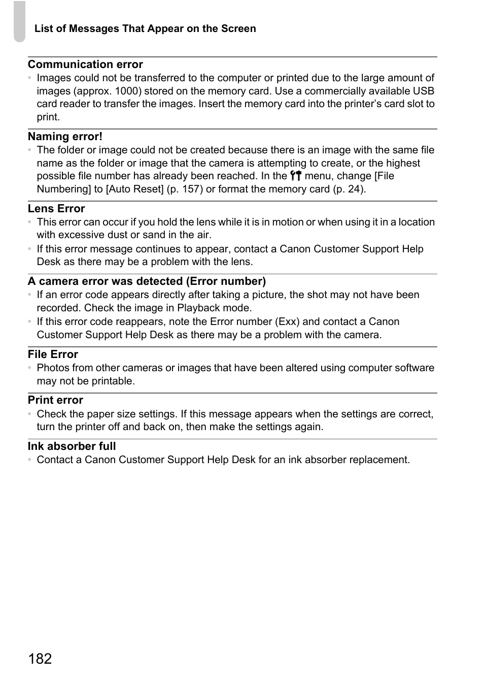 Canon IXUS 1100 HS User Manual | Page 182 / 209