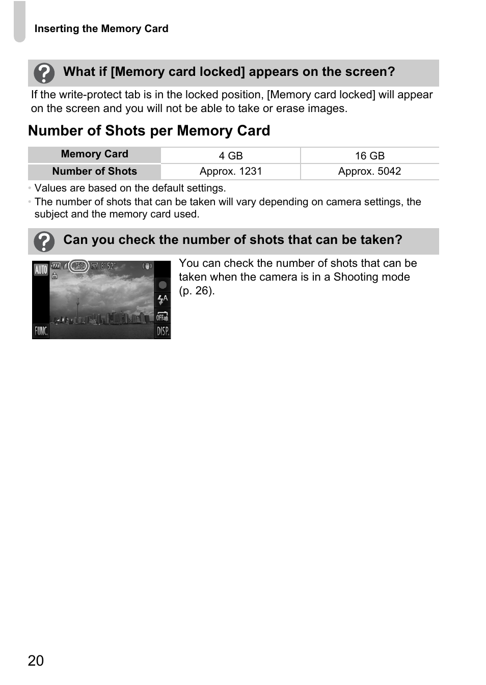 Canon IXUS 1100 HS User Manual | Page 20 / 209