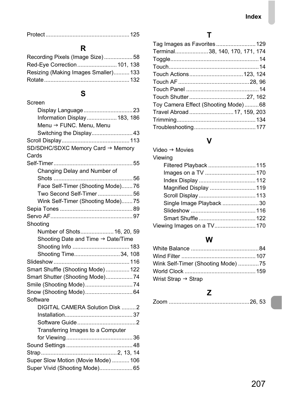 Canon IXUS 1100 HS User Manual | Page 207 / 209
