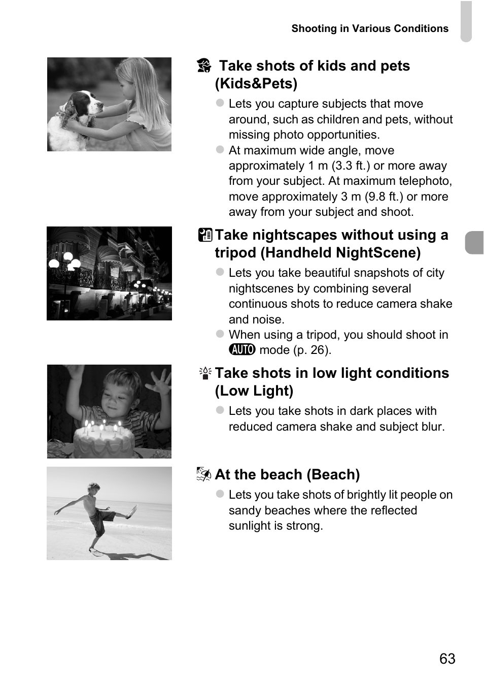 P. 63) | Canon IXUS 1100 HS User Manual | Page 63 / 209