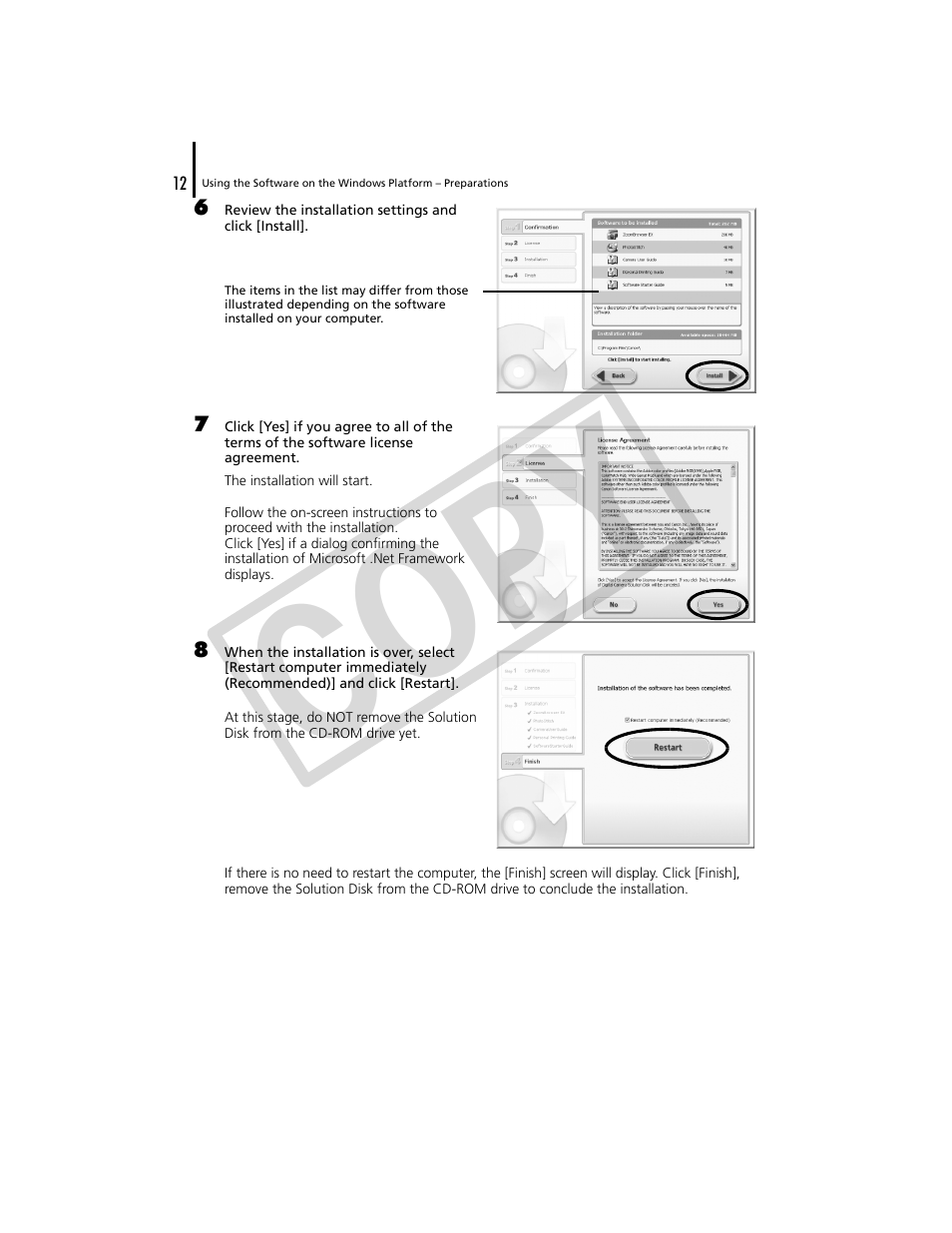 Co py | Canon CDP-E074-030 User Manual | Page 12 / 64