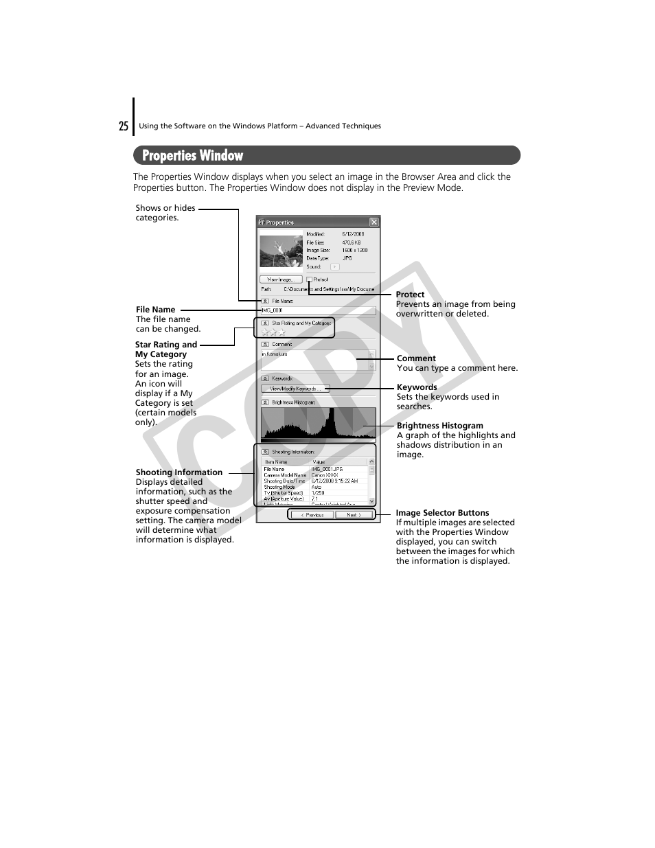 Co py | Canon CDP-E074-030 User Manual | Page 25 / 64