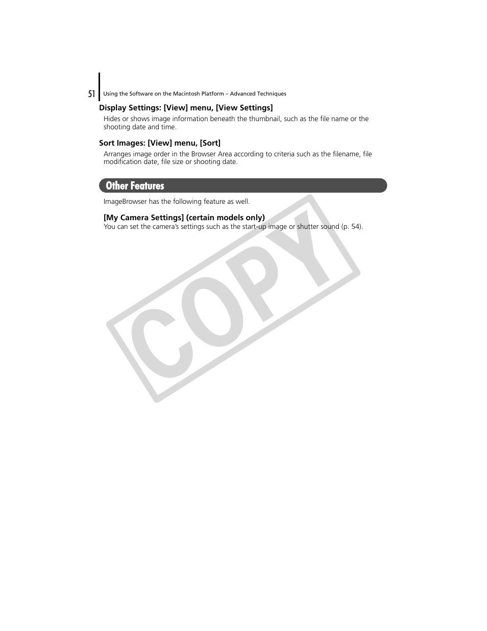 Co py | Canon CDP-E074-030 User Manual | Page 51 / 64