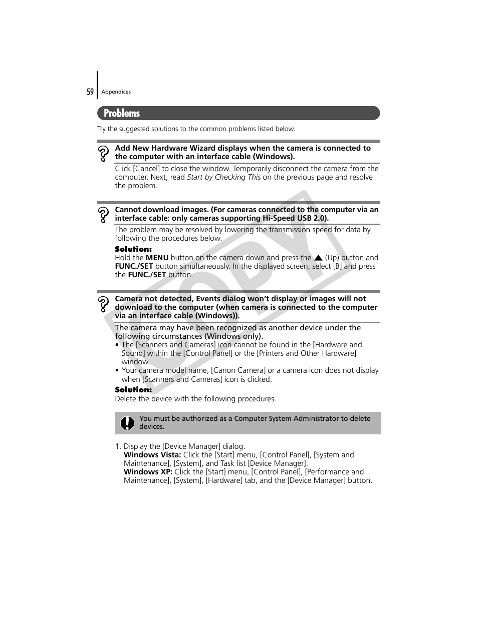 Co py | Canon CDP-E074-030 User Manual | Page 59 / 64