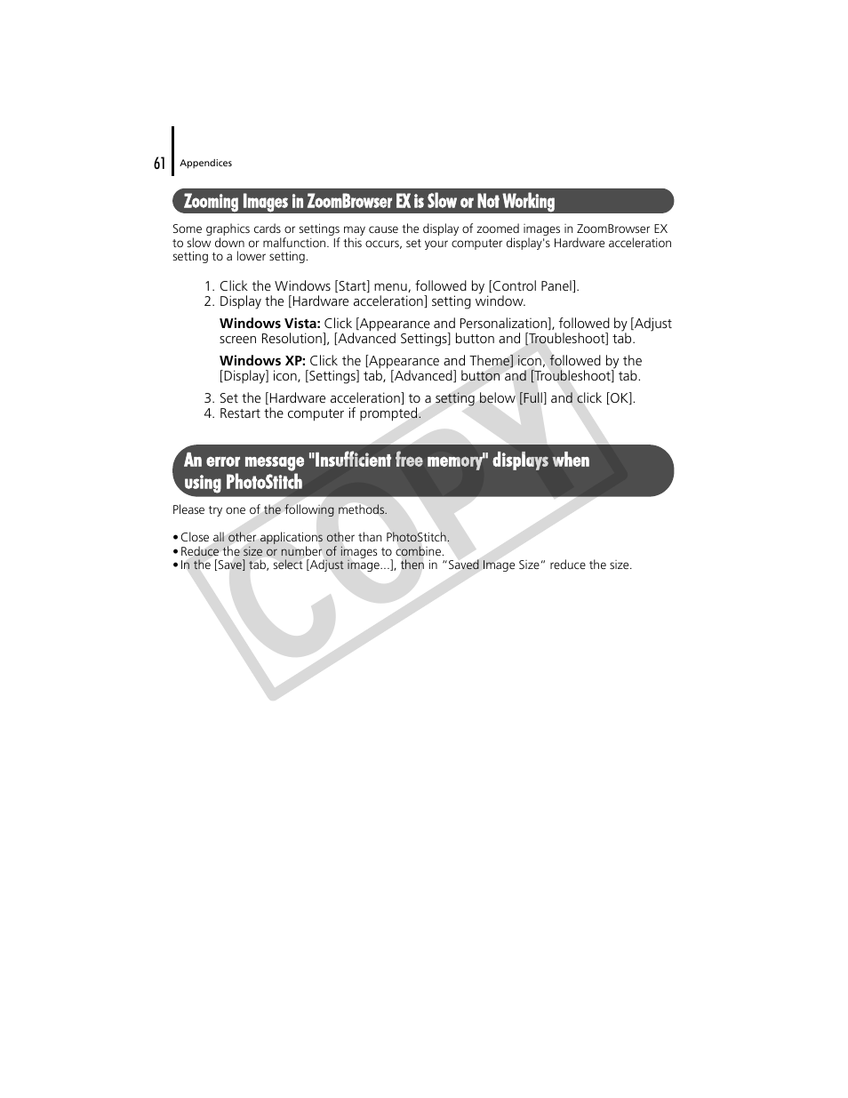 Co py | Canon CDP-E074-030 User Manual | Page 61 / 64