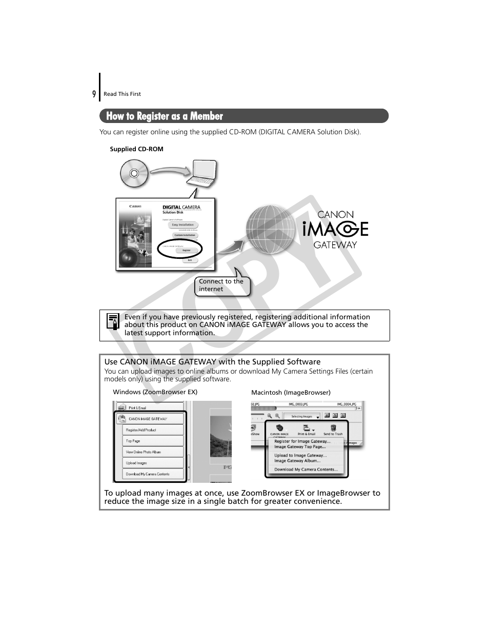 Co py | Canon CDP-E074-030 User Manual | Page 9 / 64