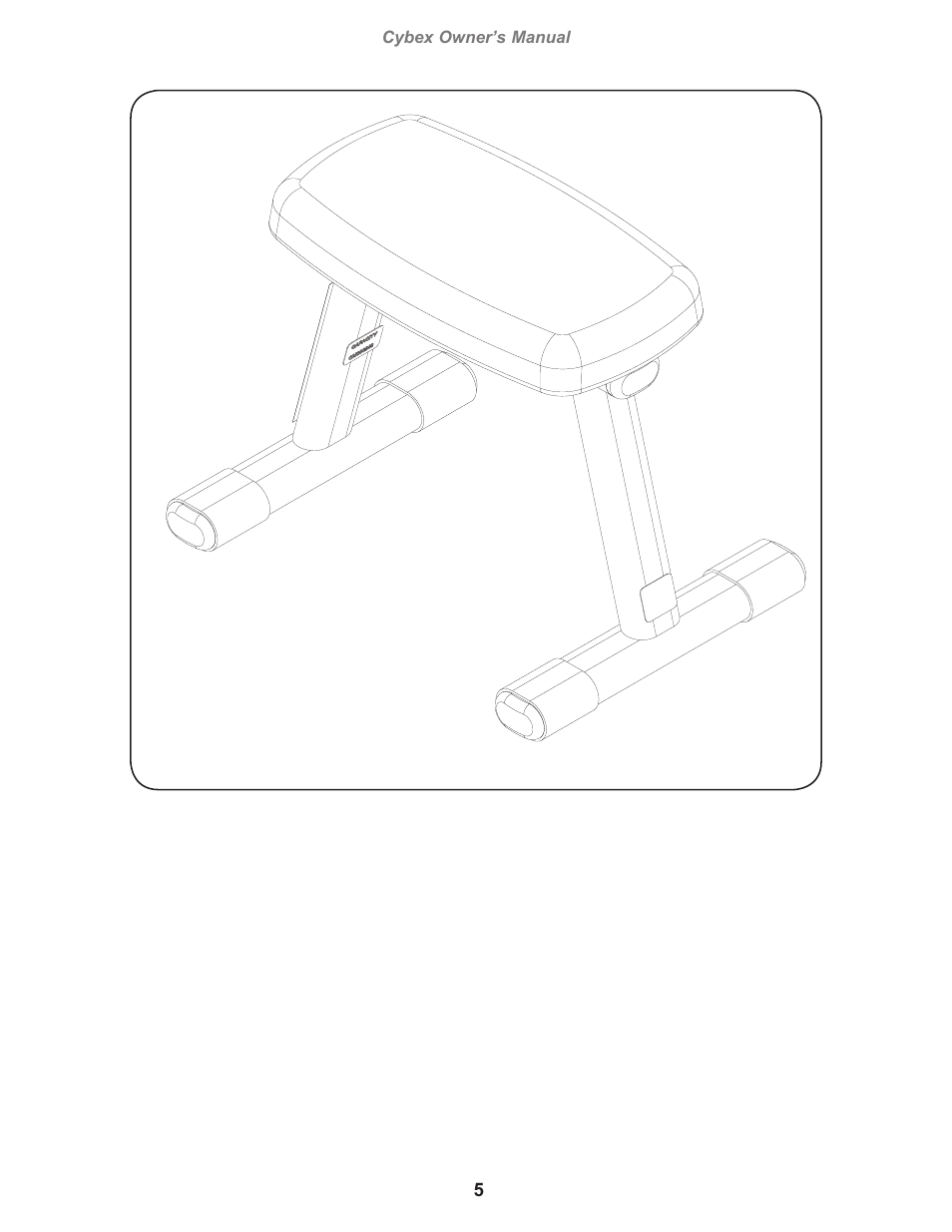 Cybex 8821 Bravo Bench User Manual | Page 5 / 14