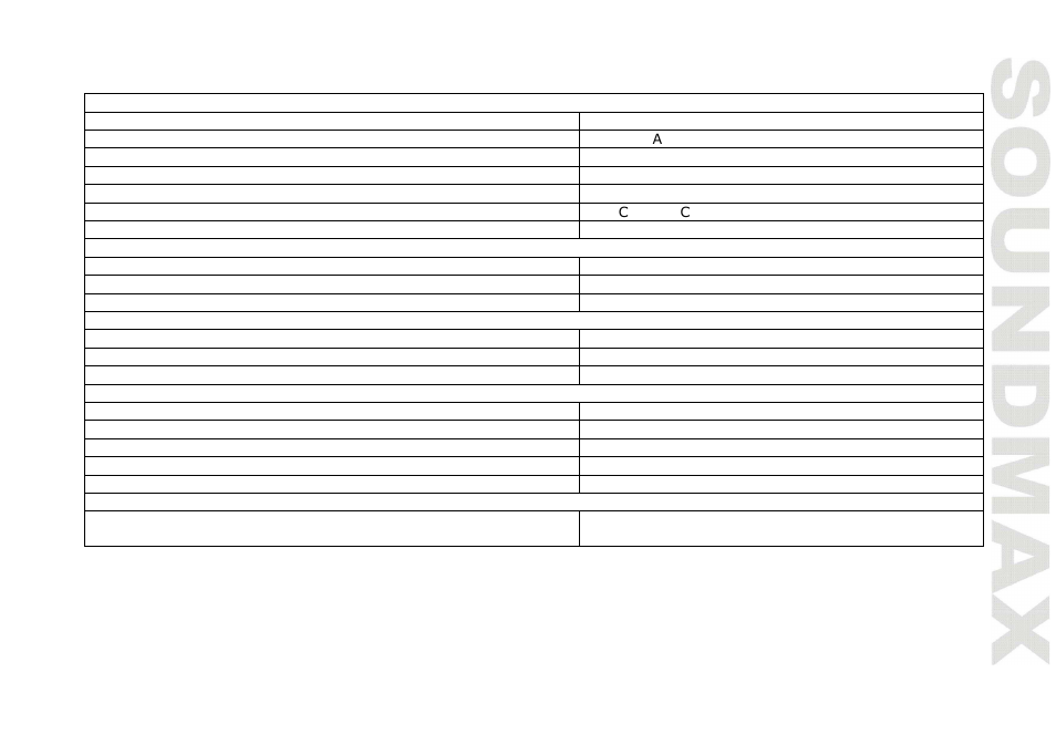 Specif ication | SoundMax SM-CDM1051 User Manual | Page 23 / 47