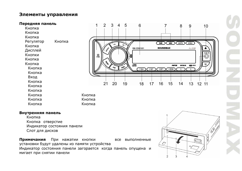 SoundMax SM-CDM1051 User Manual | Page 31 / 47
