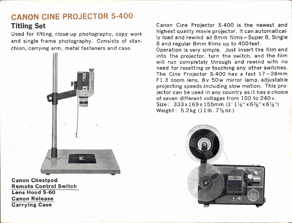 Ivro | Canon Super 8 814 User Manual | Page 6 / 59