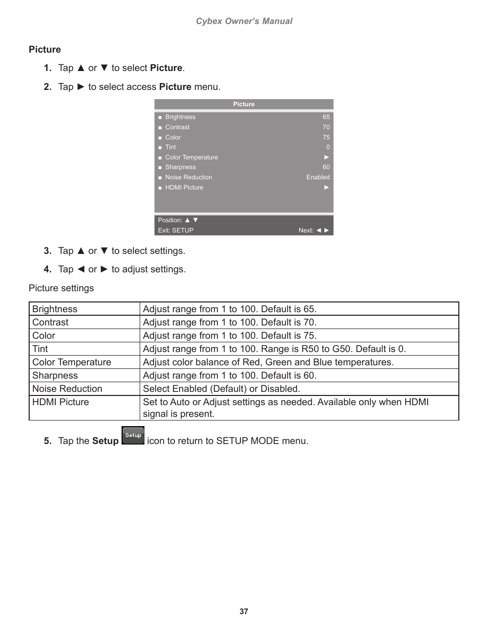 Cybex 770C Cycle Bike User Manual | Page 37 / 76