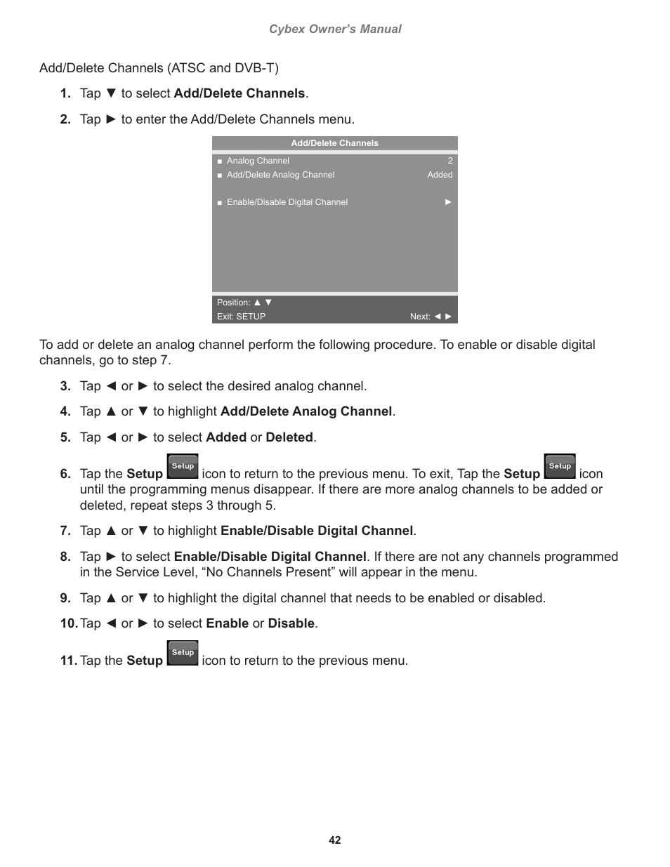 Cybex 770C Cycle Bike User Manual | Page 42 / 76