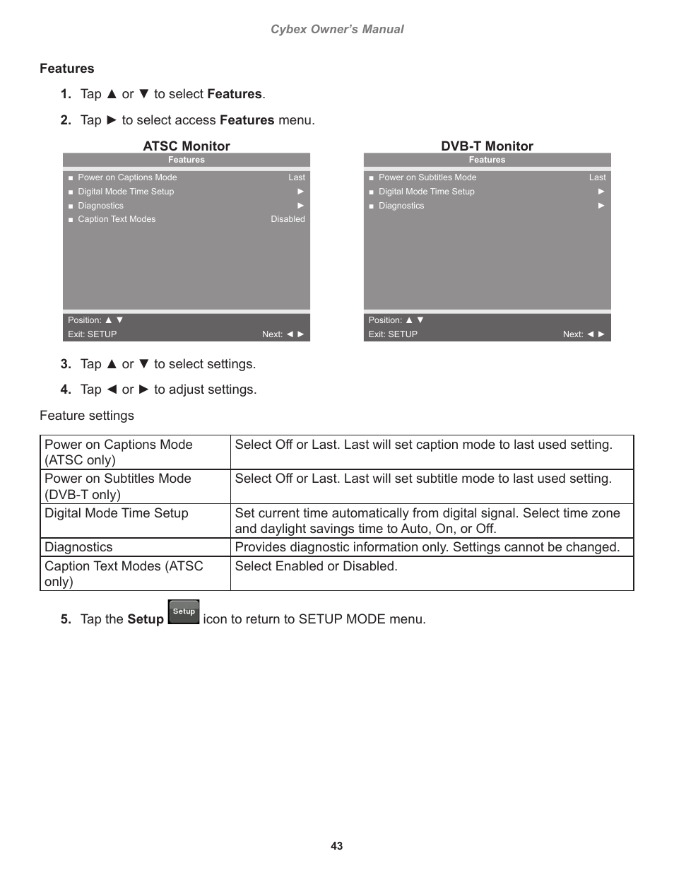 Cybex 770C Cycle Bike User Manual | Page 43 / 76