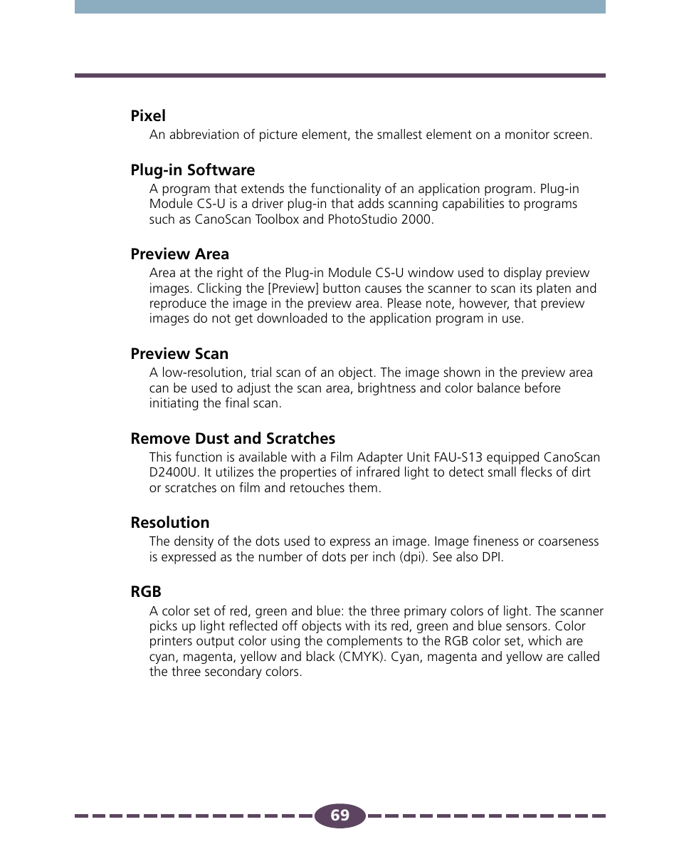 Canon 4.1 User Manual | Page 69 / 73