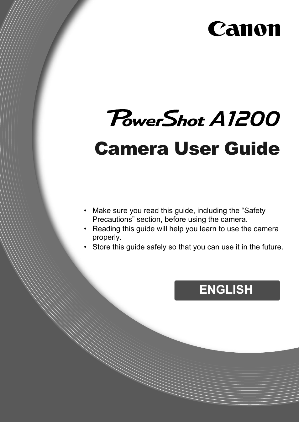 Canon A1200 User Manual | 184 pages