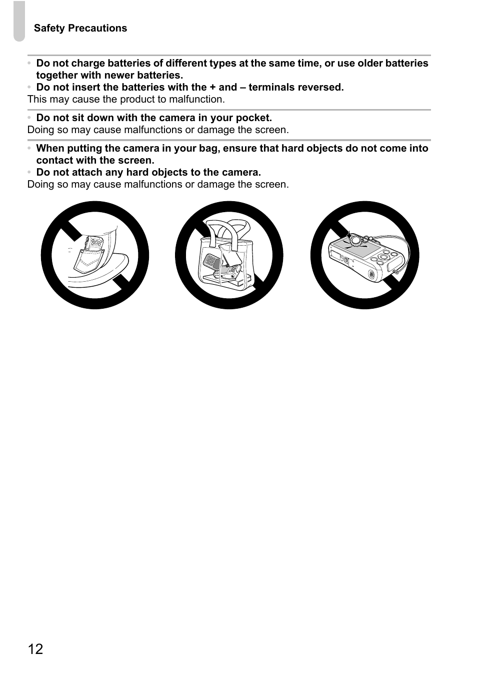 Canon A1200 User Manual | Page 12 / 184