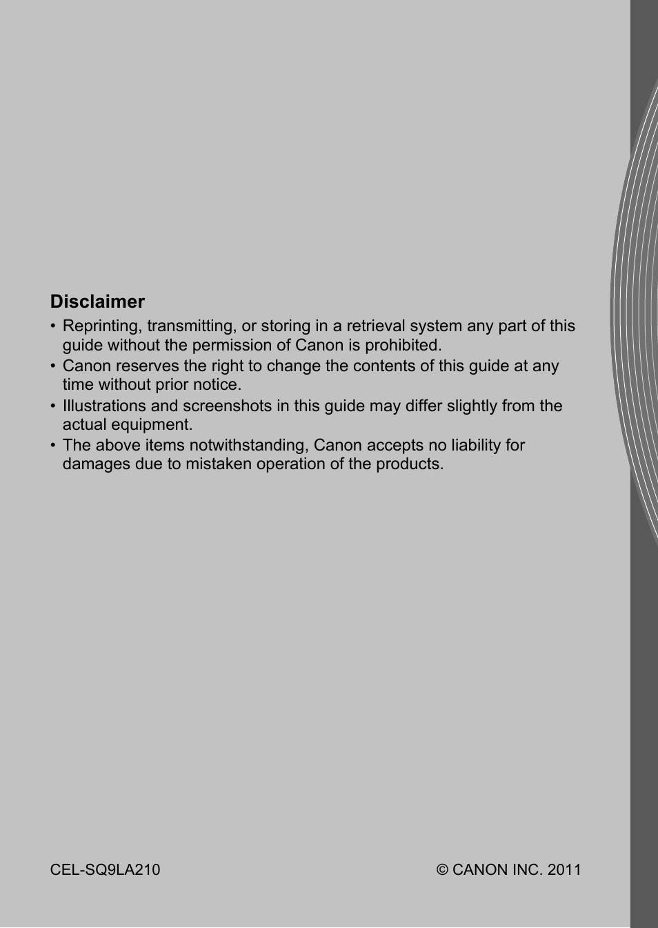 Canon A1200 User Manual | Page 184 / 184
