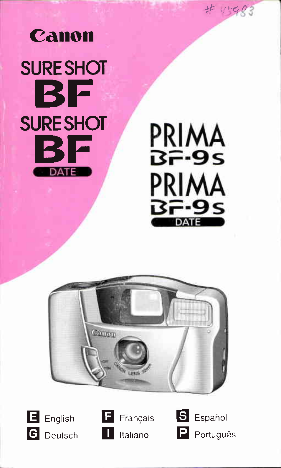 Canon BF-9S User Manual | 59 pages